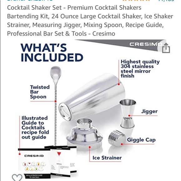 Cocktail Shaker Set - Picture 5 of 5